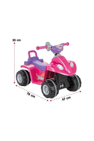 Pilsan Spark Atv 6V Akülü Pembe