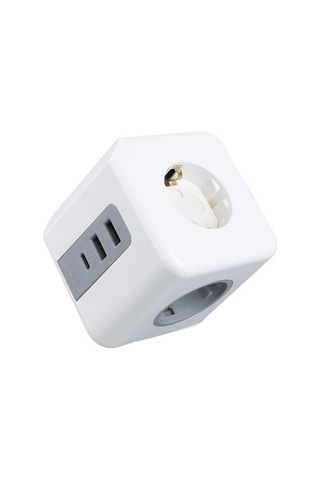 Vea Ve-23089 Beyaz Grup Priz 3'lü 2x Usb 1x Type-c Çoçuk Ve Termal Korumalı