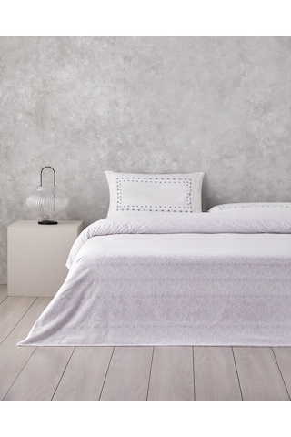 English Home Minibloss Pamuklu Tek Kişilik Nevresim Seti 160x220 Cm Lila
