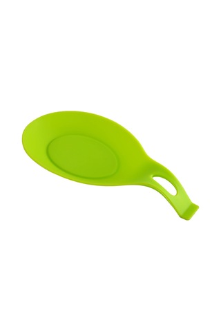 Yaozixa Yeşil Silikon Kaşık Tutucu, Isıya Dayanıklı, Mutfak Taçakları İçin Temizlenmesi Kolay, Mutfak Organizasyon Aracı