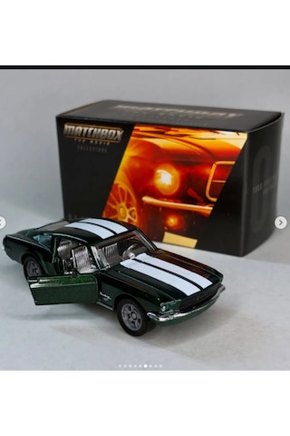 2026 Matchbox The Movie 1968 Ford Mustang Fastback Beyaz - Yeşil