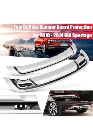 Kia Sportage 2010-2015 Ön Arka Tampon Difüzör  Plate