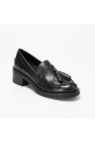 Nero Black Oxford Klasik Kadın 82l3 Frau Tresor Nero siyah