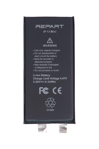 Apple Uyumlu iPhone 13 Mini Batarya Film'siz Puntalanabilir Cell 2406 Mah