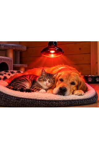 Isıtıcılı Ampul Infrared 250w Kırmızı Işık