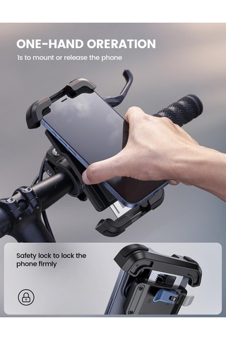 Lamicall Motosiklet Ve Bisiklet Telefon Tutucu Ayarlanabilir Bp03b