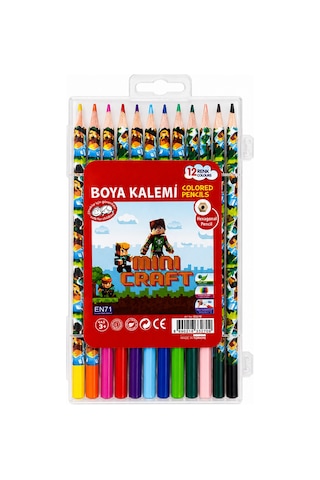 Fatih Kuru Boya Mcraft 12 Çantalı Çok Renkli