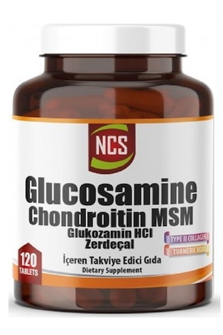 Ncs Glucosamine Chondroitin Msm Collagen 120 Tablets + Hap Kutusu