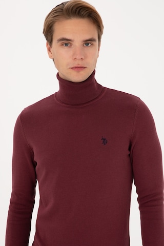 U.S. Polo Assn. U.s. Polo Assn. Erkek Plum Kazak /triko 50313640-vr177 New Plum