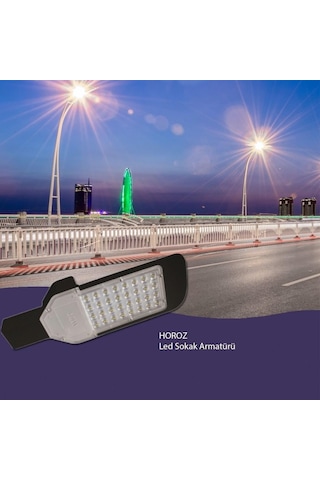 Horoz 50W Orlando-50 Led Sokak Armatürü 6400K - Orlando-Z 50