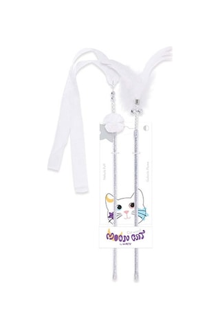 M-pets Mooncat Olta Kedi Oyuncağı Beyaz 2li 40 Cm 244-50148.01