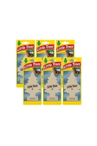 Little Trees Coconut Hindistan Cevizi Aromalı Oto Kokusu 6 Adet
