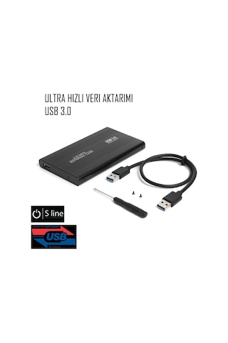 S Line 2,5" Harici Sata Hdd/ssd Kutusu