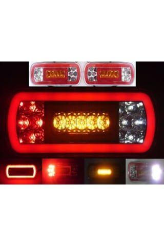 Çeray Neon Led Dikdörtgen Stop Lambası 12v-24v 12 Volt