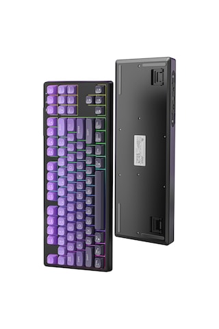 M87 2.4g Bt5.0 Çift Bağlantılı Tft Led Ekranlı Rainbow Gaming Oyuncu Klavye