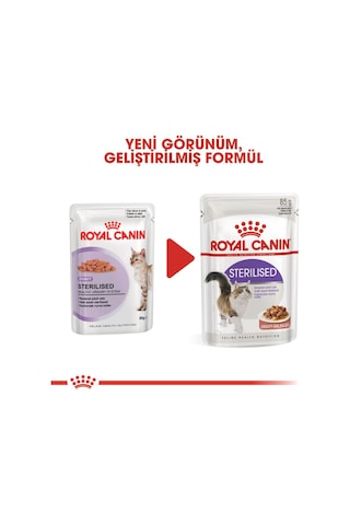 Royal Canin Sterilised Gravy Kısırlaştırılmış Yetişkin Kedi Konservesi 85 Gr X 12