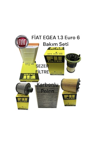 Fiat Egea 1.3 Multijet Euro 6 Fil Filtre Bakım Seti