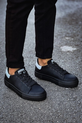 Ch983 - Cst Tennis Erkek Ayakkabı Sıyah/beyaz Çok Renkli