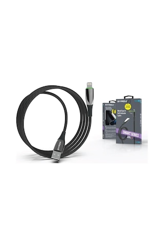 Syrox C134al Metal Ledli 2.4a Lightning Şarj & Data Kablosu
