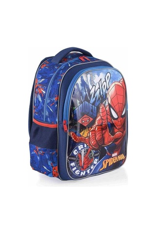 Spiderman Ilkokul Çantası Due Fıghter Ve Beslenme Çantası Çok Renkli