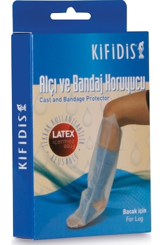 Kifidis Alçı Bandaj Bonesi Bacak için Su Geçirmez Alçı Koruyucu