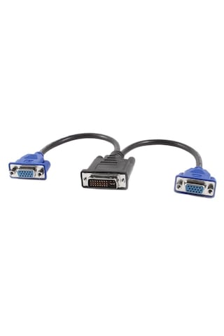 Dvi To Vga Y Çoğaltıcı Çoklayıcı Switch Splitter Kablosu