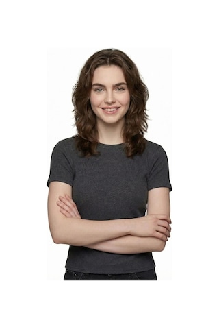 Kadın T-shirt Lf2042460 Siyah