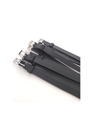 10 Lu Silikon Ayarlanabilir 08 Mm Charm Takılabilen Bileklik Siya Çok Renkli