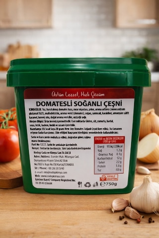 Domatesli Soğanlı Çeşni 750 G Tomato Onion Seasoning