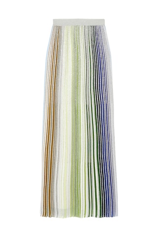 Missoni Payetli Maxi Etek Yeşil Çok Renkli
