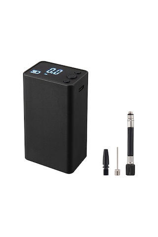 Ximistore9 Spor Topları İçin Elektrikli Hava Pompa - Siyah, 0-18psi, 2000mah Pil, Hızlı Şişirme