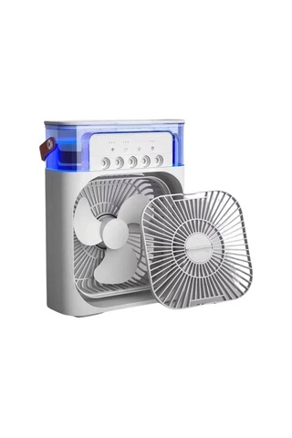 Hubrendy Mini Usb Klima Fan 3 Kademeli Spreyli Hava Soğutucu, Taşınabilir