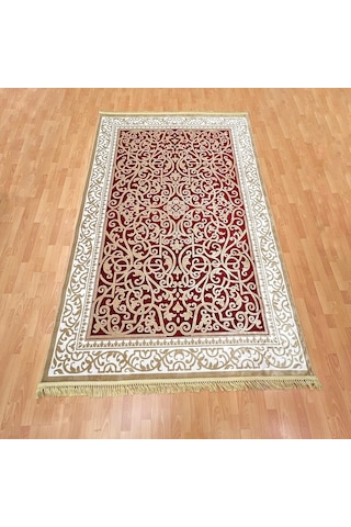 Mevlana Bazaar Osmanlı Çiçek Desenli 100 X 400 Makine Yün Halı Diğer