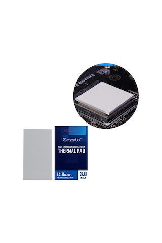 Suntek Gpu/cpu Bellek Ssd Soğutucu 85x45x3.0mm Için Silikon