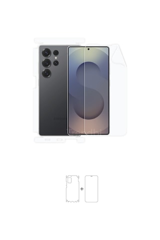Samsung Galaxy Uyumlu S25 Ultra Ekran, Arka Ve Yan Koruyucu Fullbody Kaplama Koruyucu Poliüretan Film