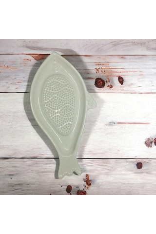 Porselen Elma Rendesi Çocuk Mama Rendesi Balık Figürlü Meyve Rendesi