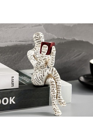 Fortunelane Ev Dekorasyonu Kadın Figürü - Dayanıklı Reçine Sanatı - W310-07