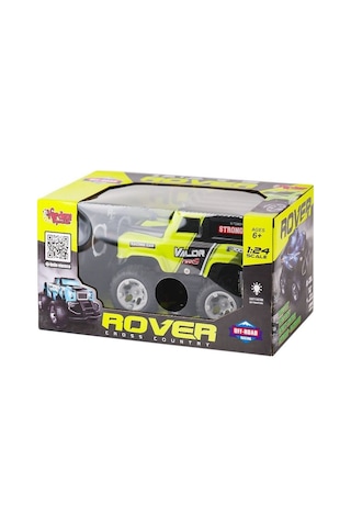 Vardem Oyuncak Syr-666-842-3-4-5-6-7 Kumandalı Şarjlı Rover Off Road Işıklı Araba 1:24 - Sarı