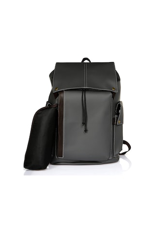 Baby Mom Seyahat Deri Anne Bebek Bakım Sırt Çantası Unisex - 22KBMMUCNT013-