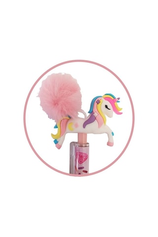 Unicorn Ponponlu Versatil Kalem Pembe 1 Adet Tek Boynuzlu Pompom 0,7 Uçlu Kalem Hediye Kalem Figürlü Sevimli Kalem