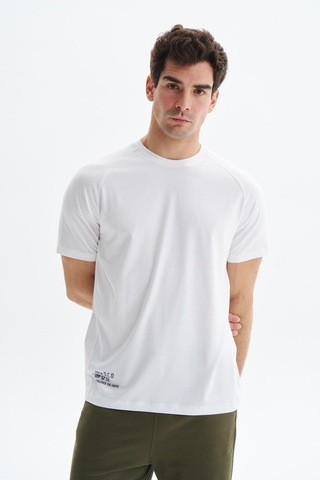 AR-MA Arma Erkek Regular Fit Basic Reglan Kollu Süprem Bisiklet Yaka Tişört Y29344472202 Beyaz