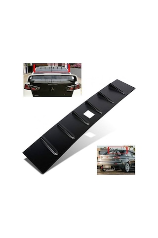 Mitsubishi Lancer 2009 Sonrası Evolution 10 Cam Üstü Spoiler Pla
