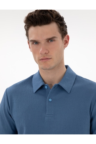 Pierre Cardin Erkek Mavi Tişört 50307581-vr036 Mavi