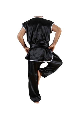 Dosmai Sıfır Kol Wushu Nançuan Elbisesi Siyah Vs111 Siyah