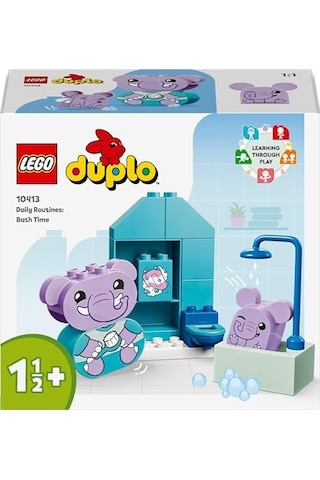 Duplo İlk Günlük Rutinlerim: Banyo Zamanı 10413 - 1 Buçuk Yaş Ve Üzeri Çocuklar İçin Eğitici Banyo Oyuncağı Yapım Seti 15 Parça