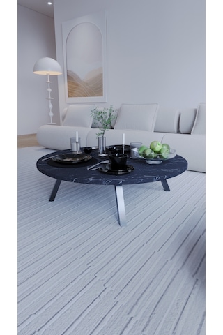 Mega Kozalak Yuvarlak Şık Katlanabilir Yer Sofrası Masa