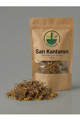 Sarı Kantaron Otu Binbirdelik Otu Sarıkantaron St. John S Wort Hypericum Perforatum Kurutulmuş Bitki Çayı 100 G Doğal