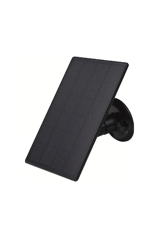 Besthome1 Dream011 Siyah 3w Mini Usb-c Güneş Paneli, 360 Ayarlanabilir Montaj Aleti, Güvenlik Kamerası Ve Kapı Zili Destekli