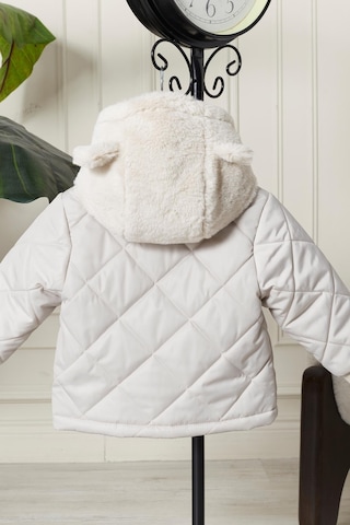 Benitto Kids Benittokids Erkek Bebek Çocuk Kulaklı Kapüşonlu Mont 51323 Bej