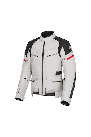 Scoyco Jk122 4 Mevsim Uzun Ceket Gri